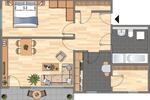 Etagenwohnung Velbert Velbert-Mitte - 2 Zimmer, 63 m&sup2;, 479&euro; | Angebot:25643811