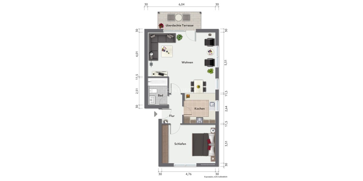 Attraktive Erdgeschosswohnung sucht neuen Eigentümer - Erdgeschoßwohnung Hagen Hagen-Nord | Angebot:22597000