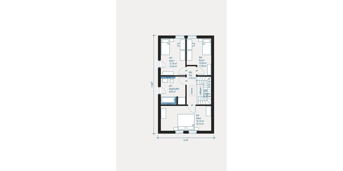 Individuelles Fertighaus - Ihr maßgeschneidertes Traumzuhause mit allkauf - Double 7 - Doppelhaushälfte Velbert Neviges Tönisheide Pöthen | Angebot:27334600