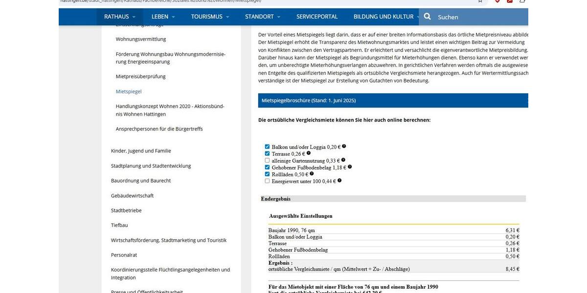 Etagenwohnung Hattingen - 2 Zimmer, 76 m&sup2;, 690&euro; | Angebot:26265940