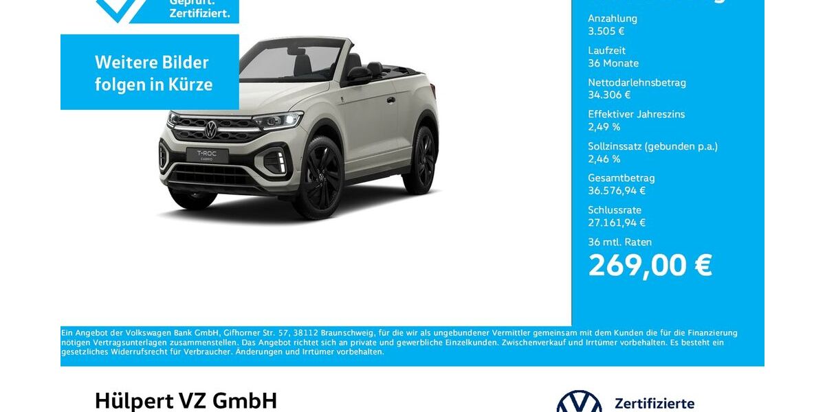 VW T-Roc 10.869 km 36.277 &euro; Dortmund 44141