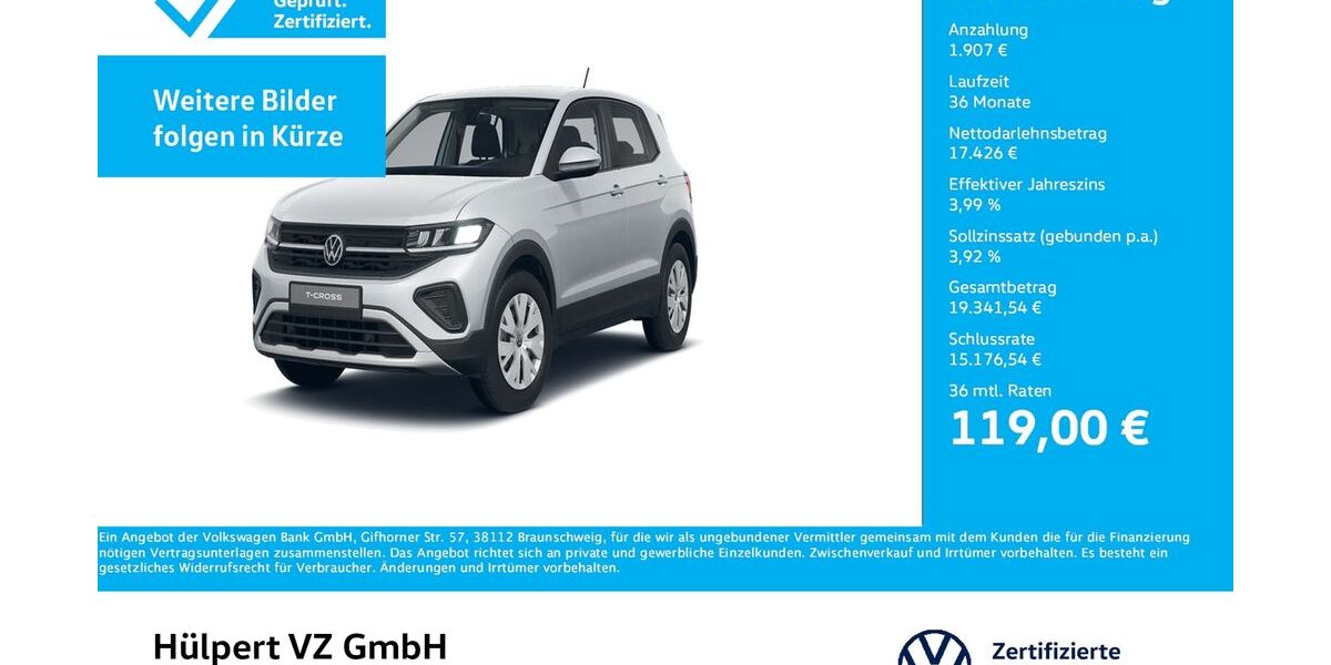 VW T-Cross 8.721 km 19.266 &euro; Dortmund 44379