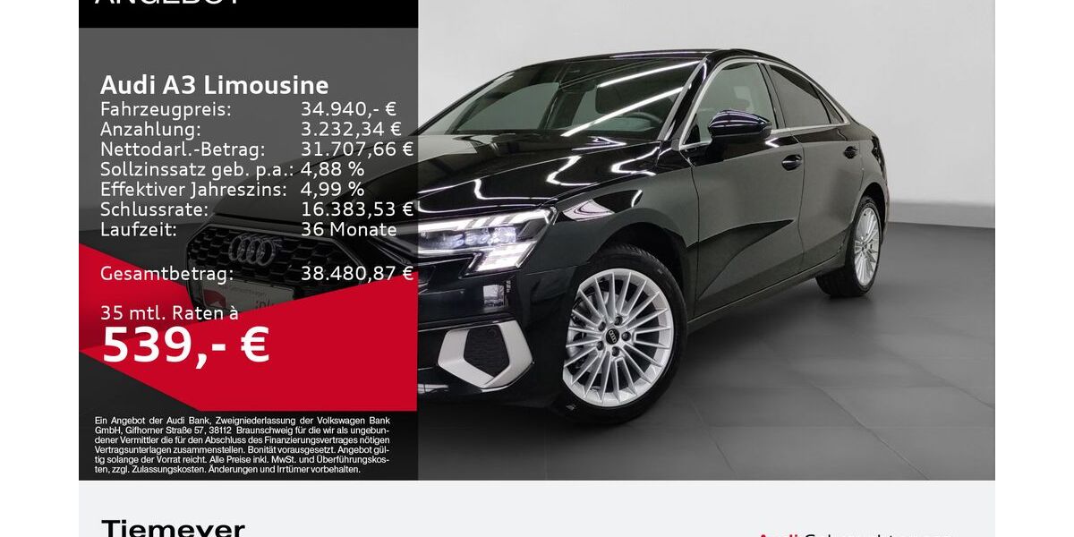 Audi A3 58.660 km 33.990 &euro; Bochum 44809