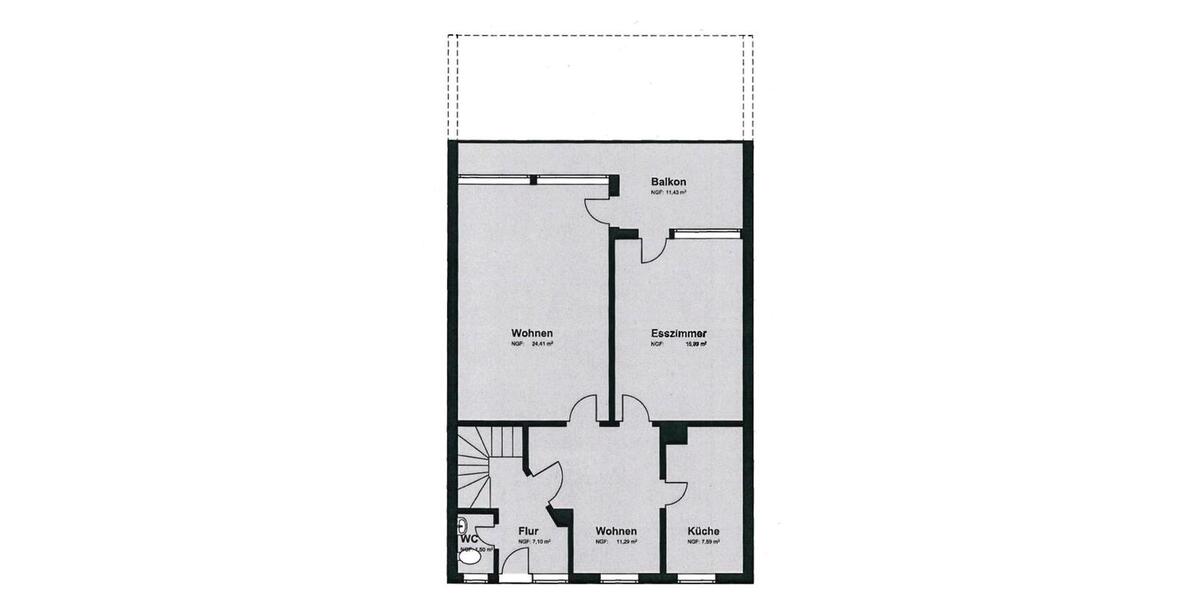 Reihenhaus Ennepetal - 4 Zimmer, 121 m&sup2;, 270.000&euro; | Angebot:27301314