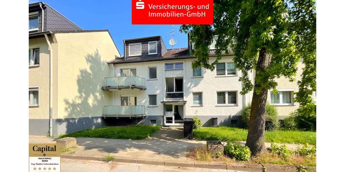Etagenwohnung Bochum Günnigfeld - 2 Zimmer, 50 m&sup2;, 59.000&euro; | Angebot:26916648