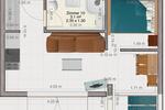 Etagenwohnung Remscheid - 1 Zimmer, 31 m&sup2;, 82.000&euro; | Angebot:26826775