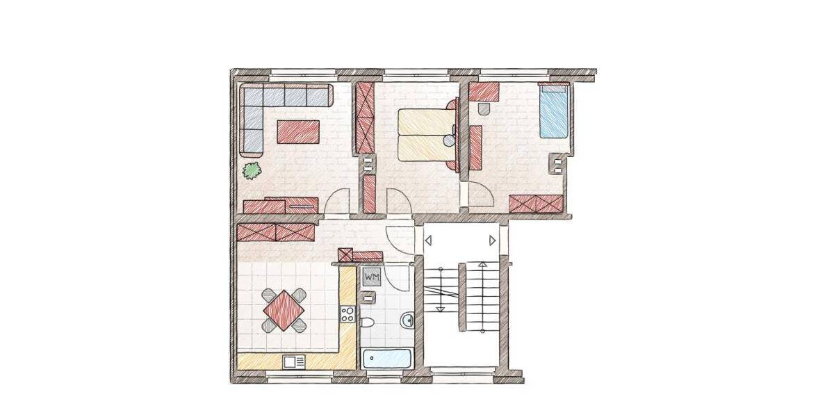 Etagenwohnung Solingen Wald - 1 Zimmer, 269 m&sup2;, 469.000&euro; | Angebot:25742641