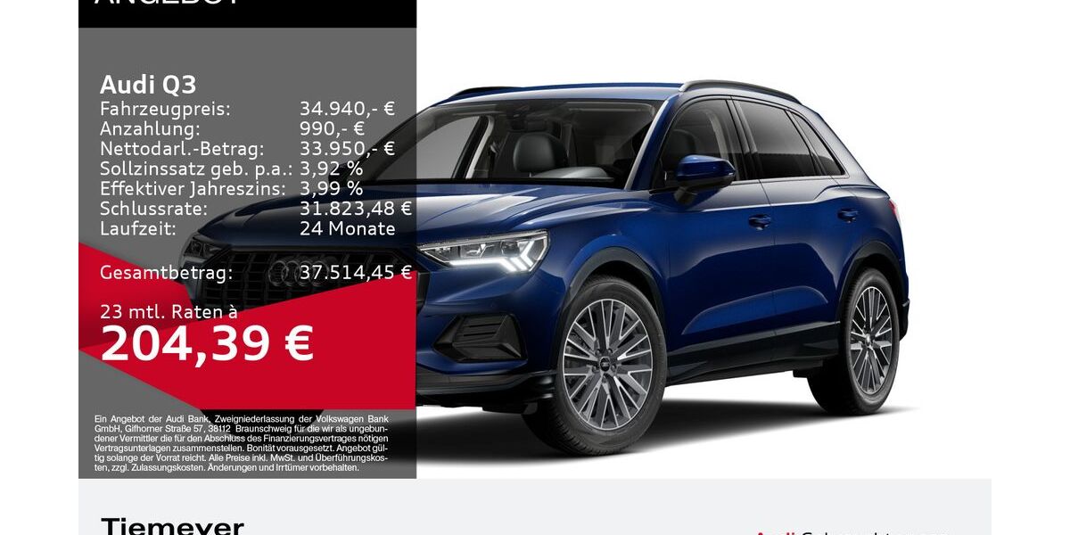 Audi Q3 8.002 km 33.990 &euro; Bochum 44809
