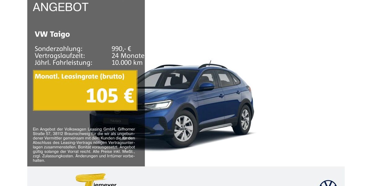 VW Taigo 14.989 km 18.980 &euro; Herne 44653