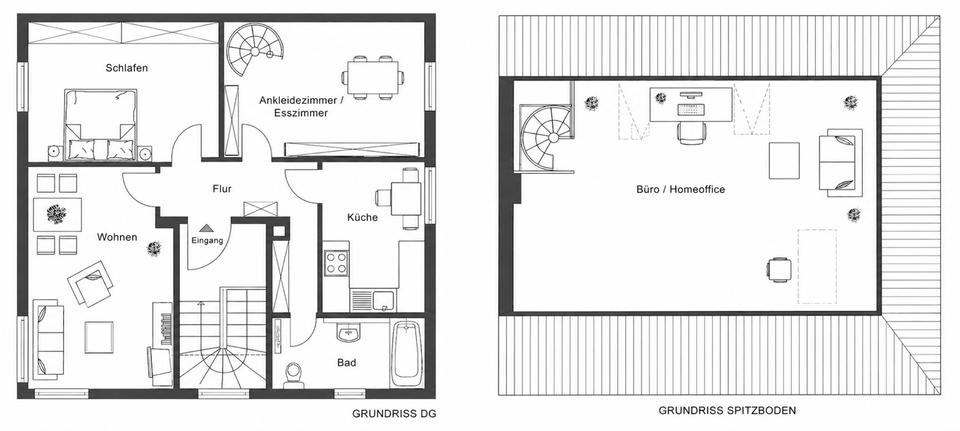 Maisonettenwohnung Mülheim an der Ruhr Broich - 4 Zimmer, 85 m&sup2;, 1.000&euro; | Angebot:26327076