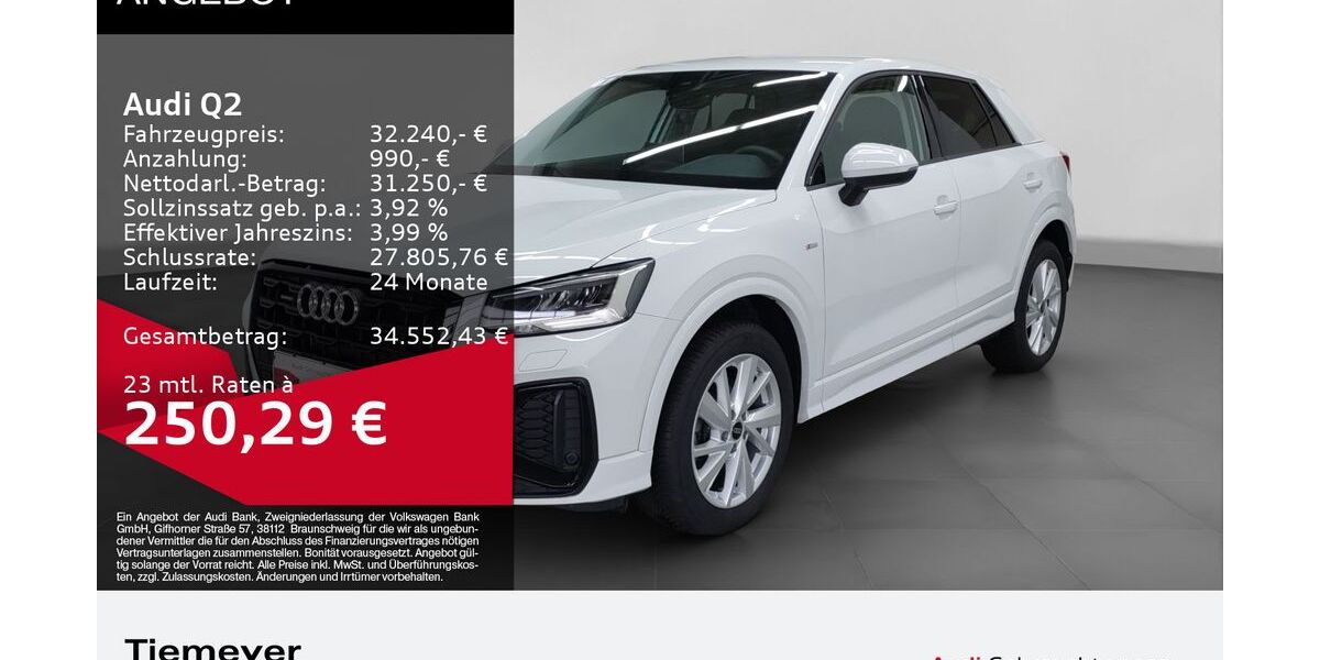 Audi Q2 30.457 km 31.870 &euro; Bochum 44809