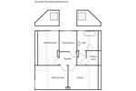Dachgeschoßwohnung Dortmund Mengede - 2 Zimmer, 57 m&sup2;, 484&euro; | Angebot:26321222