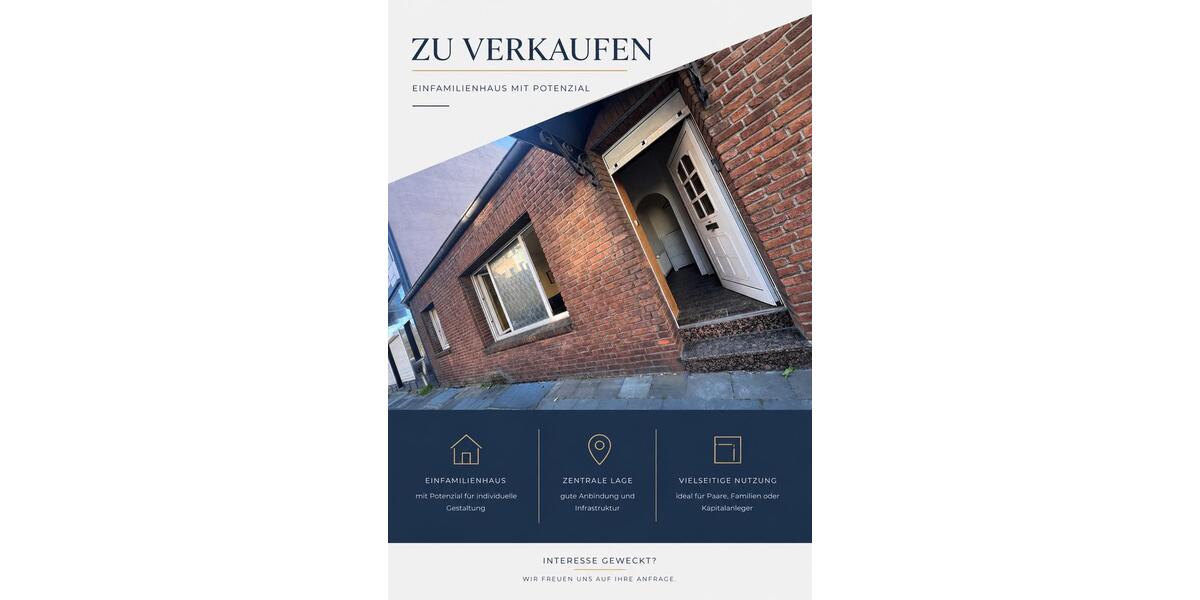 Einfamilienhaus Duisburg Mittelmeiderich - 3.5 Zimmer, 192 m&sup2;, 350.000&euro; | Angebot:26385495