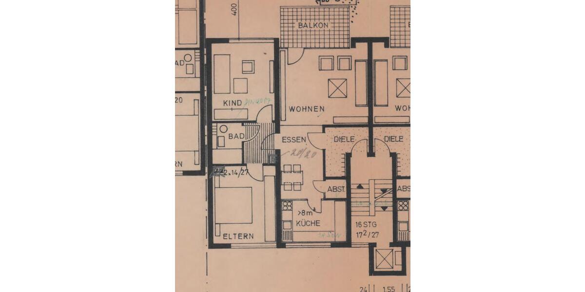 Etagenwohnung Bochum Laer - 3 Zimmer, 83 m&sup2;, 700&euro; | Angebot:26066549