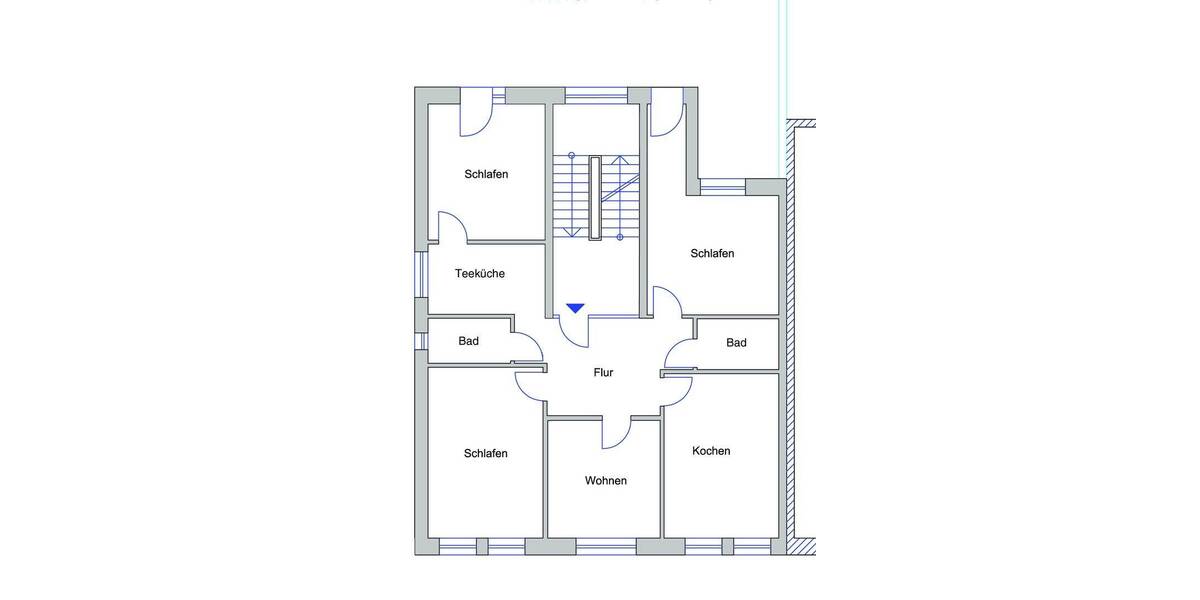 Etagenwohnung Bochum Weitmar - 4 Zimmer, 113 m&sup2;, 1.050&euro; | Angebot:26890129