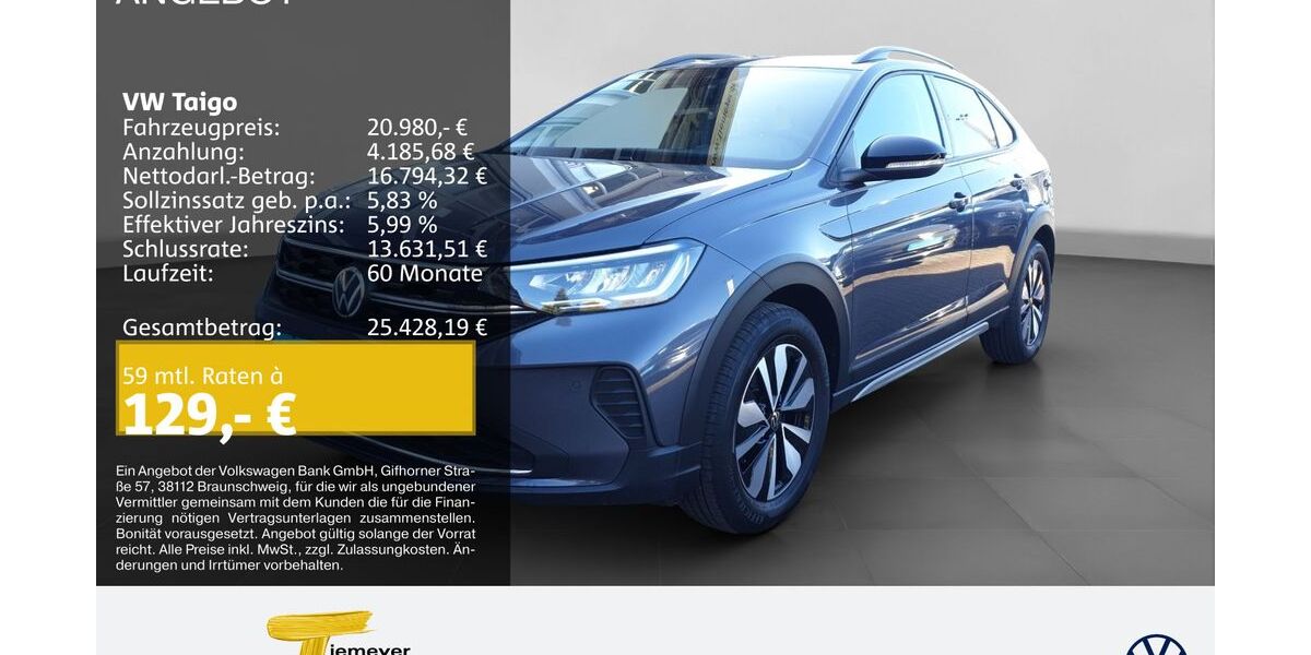 VW Taigo 6.259 km 19.350 &euro; Bochum 44892