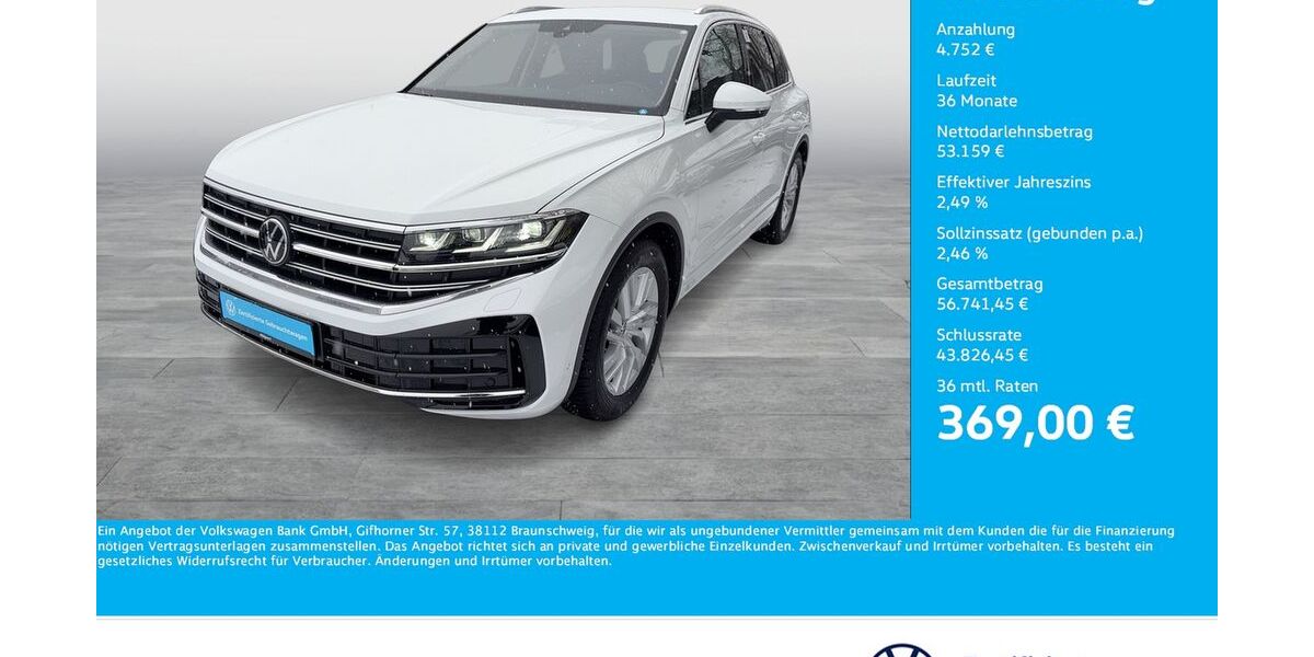 VW Touareg 12.145 km 54.777 &euro; Dortmund 44379