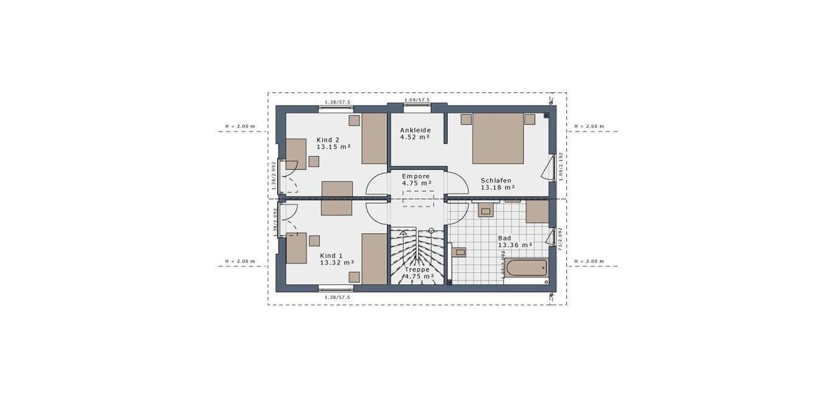 Einfamilienhaus Essen Stadtbezirk IV - 4 Zimmer, 134 m&sup2;, 1.650&euro; | Angebot:26151785