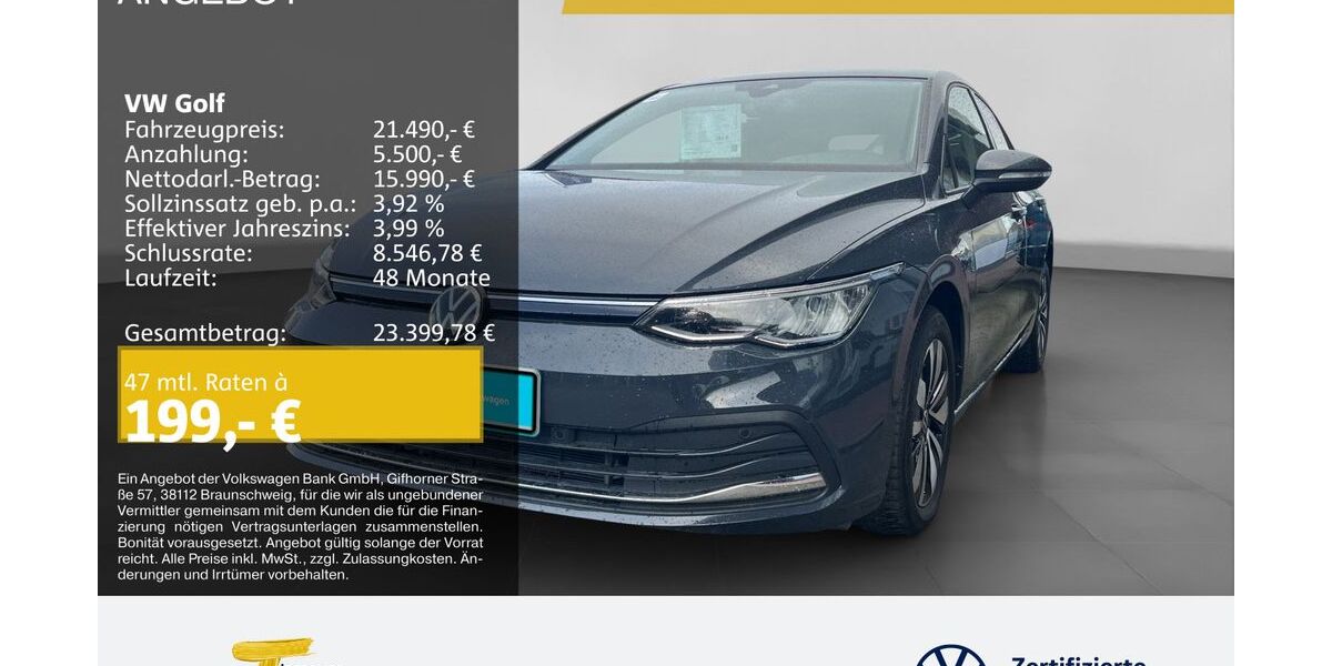 VW Golf 89.665 km 21.110 &euro; Marl 45770