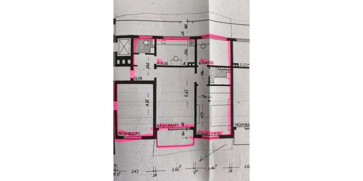 Etagenwohnung Oberhausen Biefang - 3.5 Zimmer, 63 m&sup2;, 125.000&euro; | Angebot:26904543
