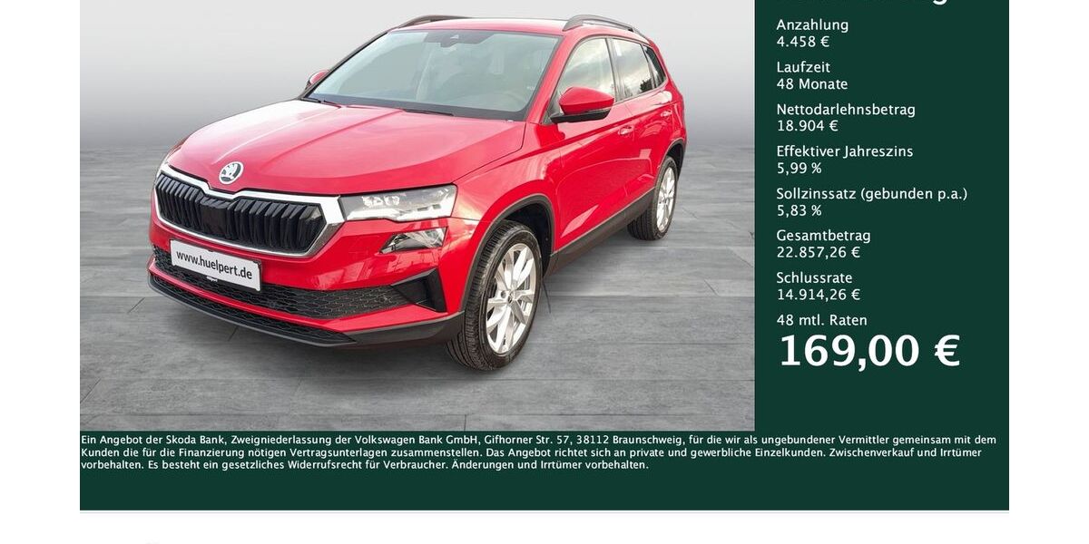 Skoda Karoq 74.270 km 23.180 &euro; Dortmund 44309