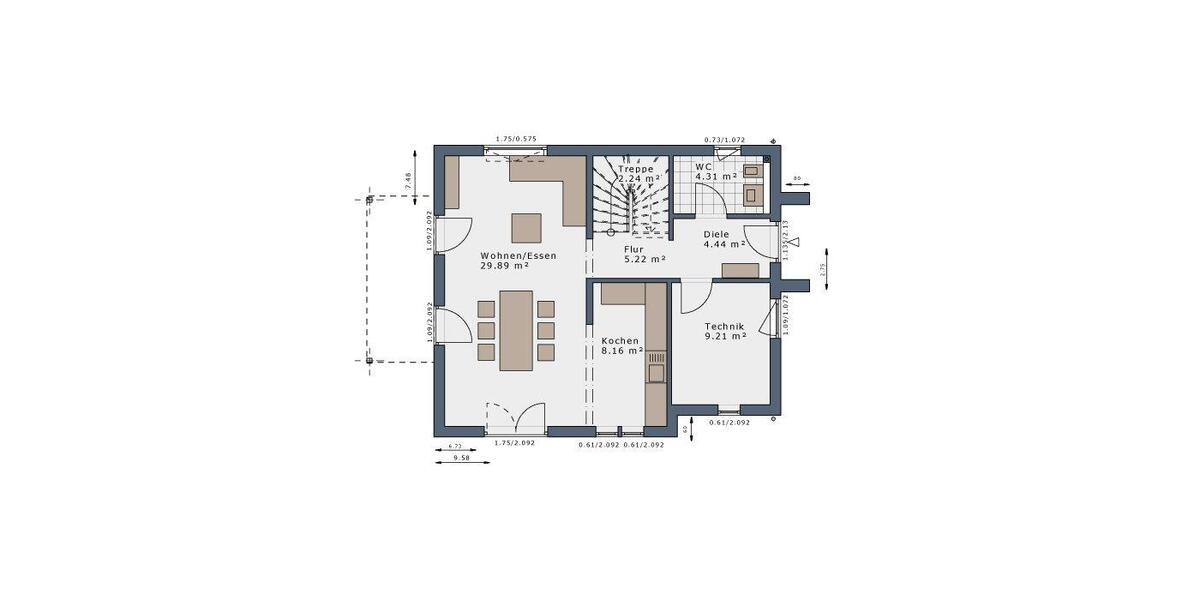 Einfamilienhaus Dortmund Hörde - 4 Zimmer, 120 m&sup2;, 1.800&euro; | Angebot:24548768