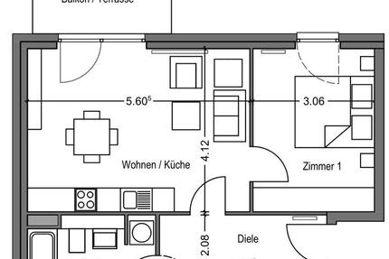Wohnung Gelsenkirchen Gelsenkirchen-Mitte - 2 Zimmer, 54 m&sup2;, 179.000&euro; | Angebot:26588519