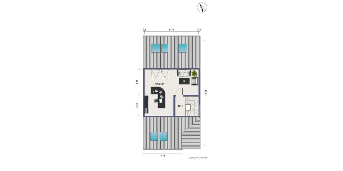 Reihenmittelhaus Bottrop Eigen - 4 Zimmer, 142 m&sup2;, 399.000&euro; | Angebot:25707079