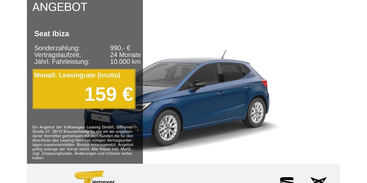 Seat Ibiza 25.548 km 22.990 &euro; Recklinghausen 45663
