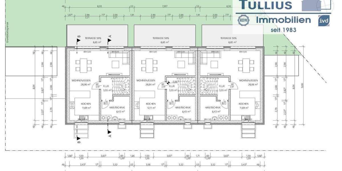 Reihenendhaus Essen Gerschede - 6 Zimmer, 151 m&sup2;, 665.000&euro; | Angebot:25703155