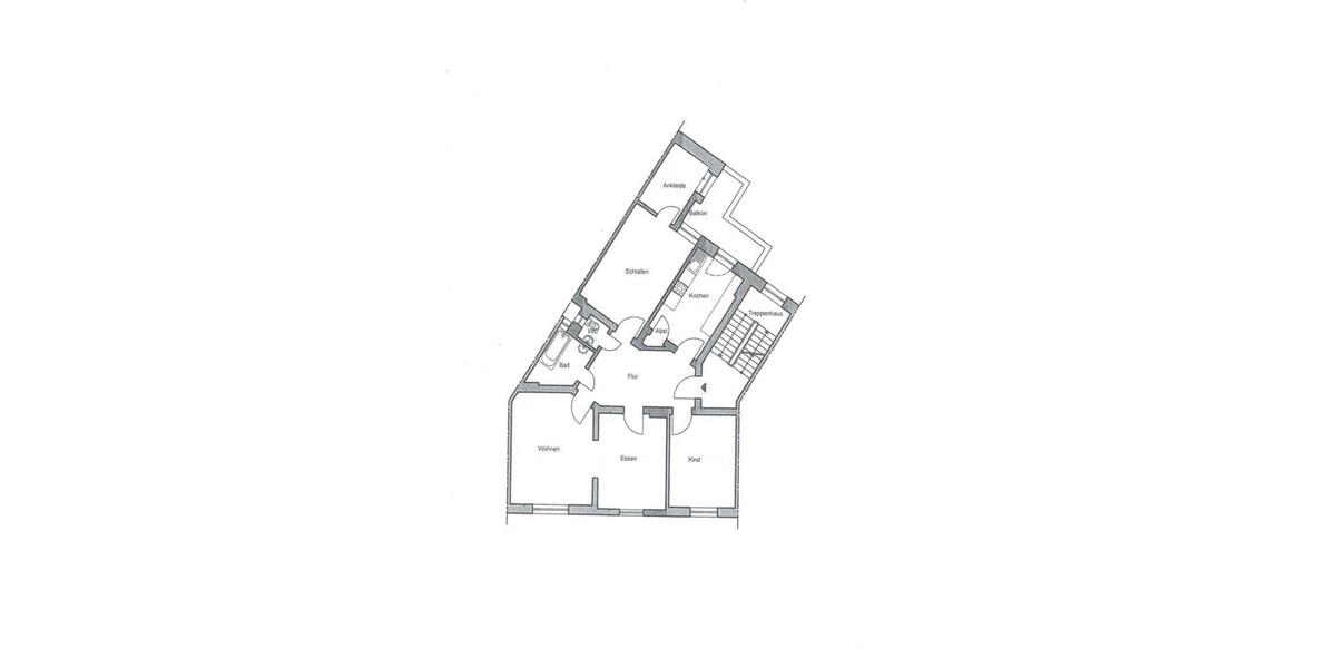 Etagenwohnung Duisburg - 4.5 Zimmer, 110 m&sup2;, 990&euro; | Angebot:26365978