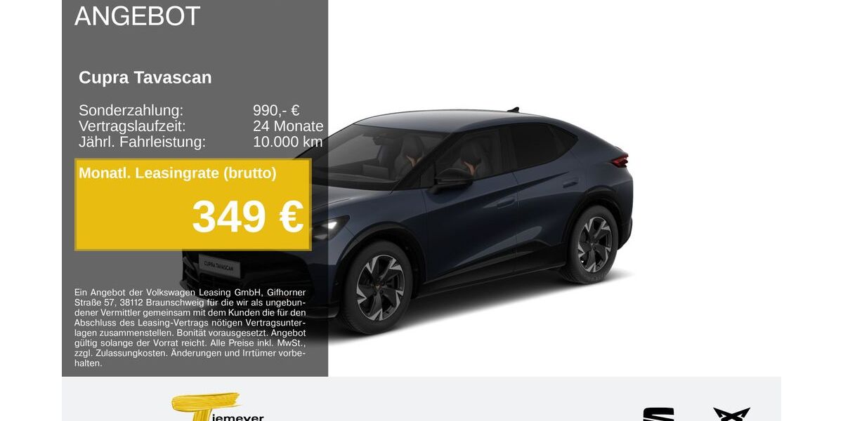 Cupra Tavascan 19.510 km 39.430 &euro; Duisburg 47059