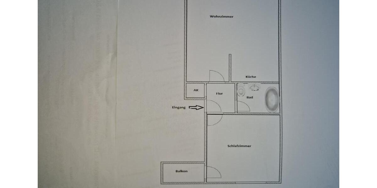 Etagenwohnung Marl Alt-Marl - 2 Zimmer, 48 m&sup2;, 383&euro; | Angebot:26356336