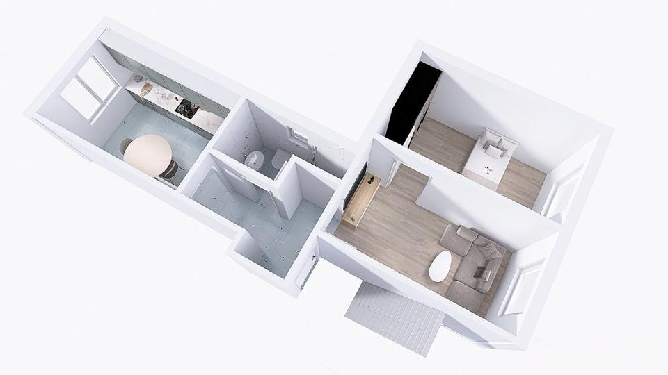 Etagenwohnung Wuppertal Gemarkung Elberfeld - 2 Zimmer, 45 m&sup2;, 550&euro; | Angebot:26407259