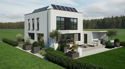 NEUBAU - FREISTEHEND, MASSIV UND MODERN - KFW 40 - Einfamilienhaus Essen Stadtbezirk VII | Angebot:26176390