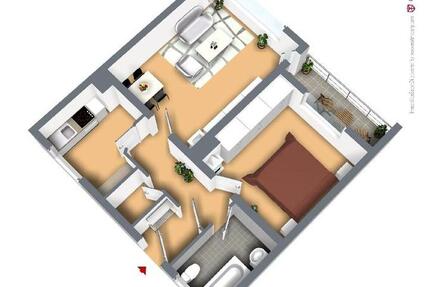 Wohnung Remscheid Lüttringhausen - 2 Zimmer, 56 m&sup2;, 489&euro; | Angebot:26194330