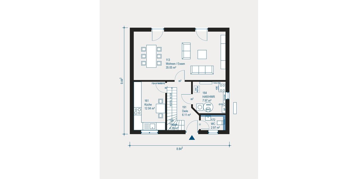 Individuell geplantes Einfamilienhaus - Flexibles Wohnen im Ennepe Ruhr Kreis mit allkauf - Einfamilienhaus Ennepetal | Angebot:27338594