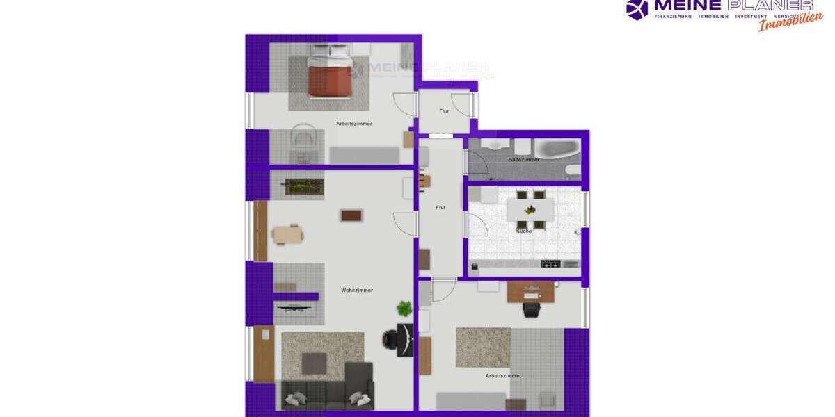 Etagenwohnung Wuppertal / Arrenberg Arrenberg - 3 Zimmer, 90 m&sup2;, 695&euro; | Angebot:27230127