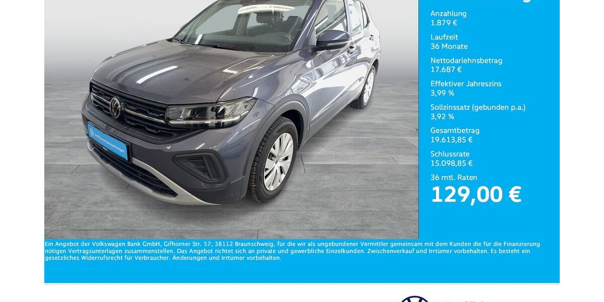 VW T-Cross 10.752 km 18.866 &euro; Dortmund 44141