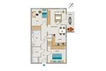 Etagenwohnung Bochum Wiemelhausen - 3 Zimmer, 79 m&sup2;, 551&euro; | Angebot:26290027