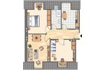 Dachgeschoßwohnung Witten Heven - 3 Zimmer, 77 m&sup2;, 619&euro; | Angebot:24852324