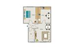 Etagenwohnung Dortmund Innenstadt Nord - 2.5 Zimmer, 54 m&sup2;, 456&euro; | Angebot:25796707
