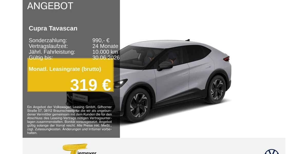 Cupra Tavascan 21.792 km 40.350 &euro; Remscheid 42897