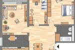 Etagenwohnung Witten Annen - 3 Zimmer, 78 m&sup2;, 639&euro; | Angebot:25552142