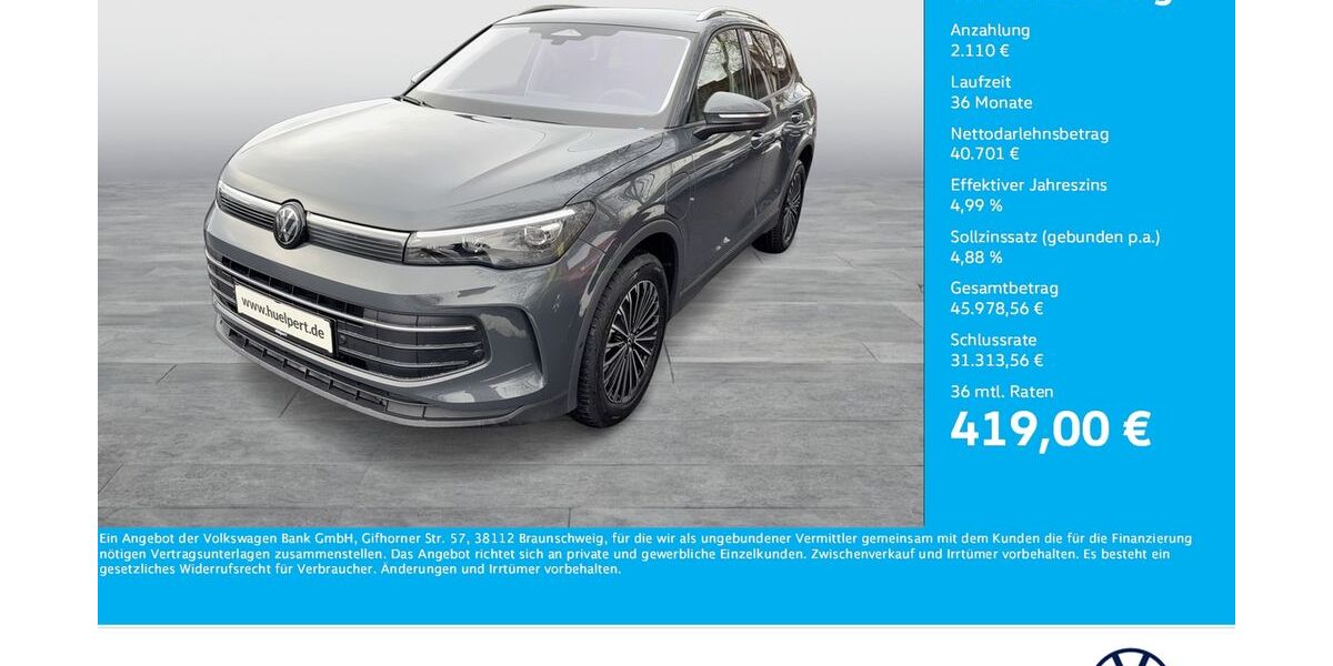 VW Tiguan 5.500 km 42.555 &euro; Dortmund 44379