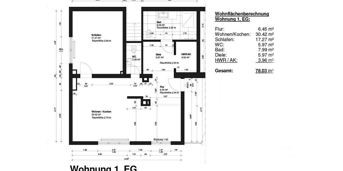 Erdgeschoßwohnung Oberhausen Alsfeld - 2.5 Zimmer, 74 m&sup2;, 850&euro; | Angebot:26139099