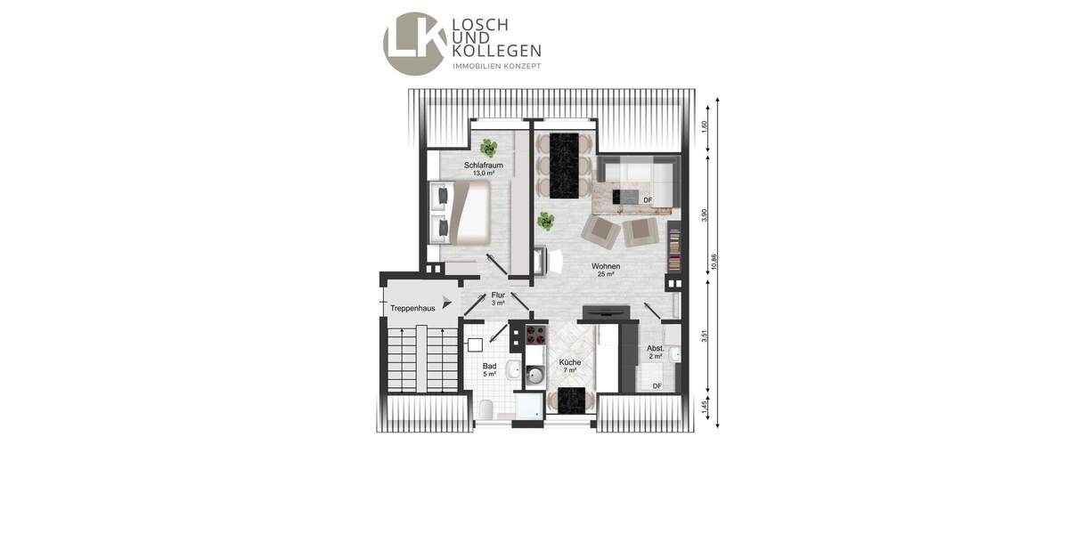 Etagenwohnung Wuppertal Langerfeld - 5 Zimmer, 132 m&sup2;, 279.000&euro; | Angebot:25696386