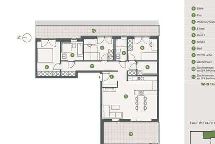 Wohnung Essen Stadtbezirk II - 4 Zimmer, 117 m&sup2;, 659.000&euro; | Angebot:27345927