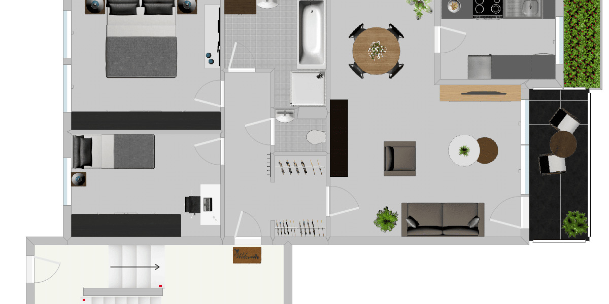 Etagenwohnung Mülheim Holthausen - 3 Zimmer, 79 m&sup2;, 219.000&euro; | Angebot:26797896