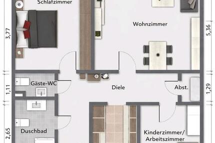 Wohnung Dortmund Innenstadt West - 3 Zimmer, 76 m&sup2;, 220.000&euro; | Angebot:26199065